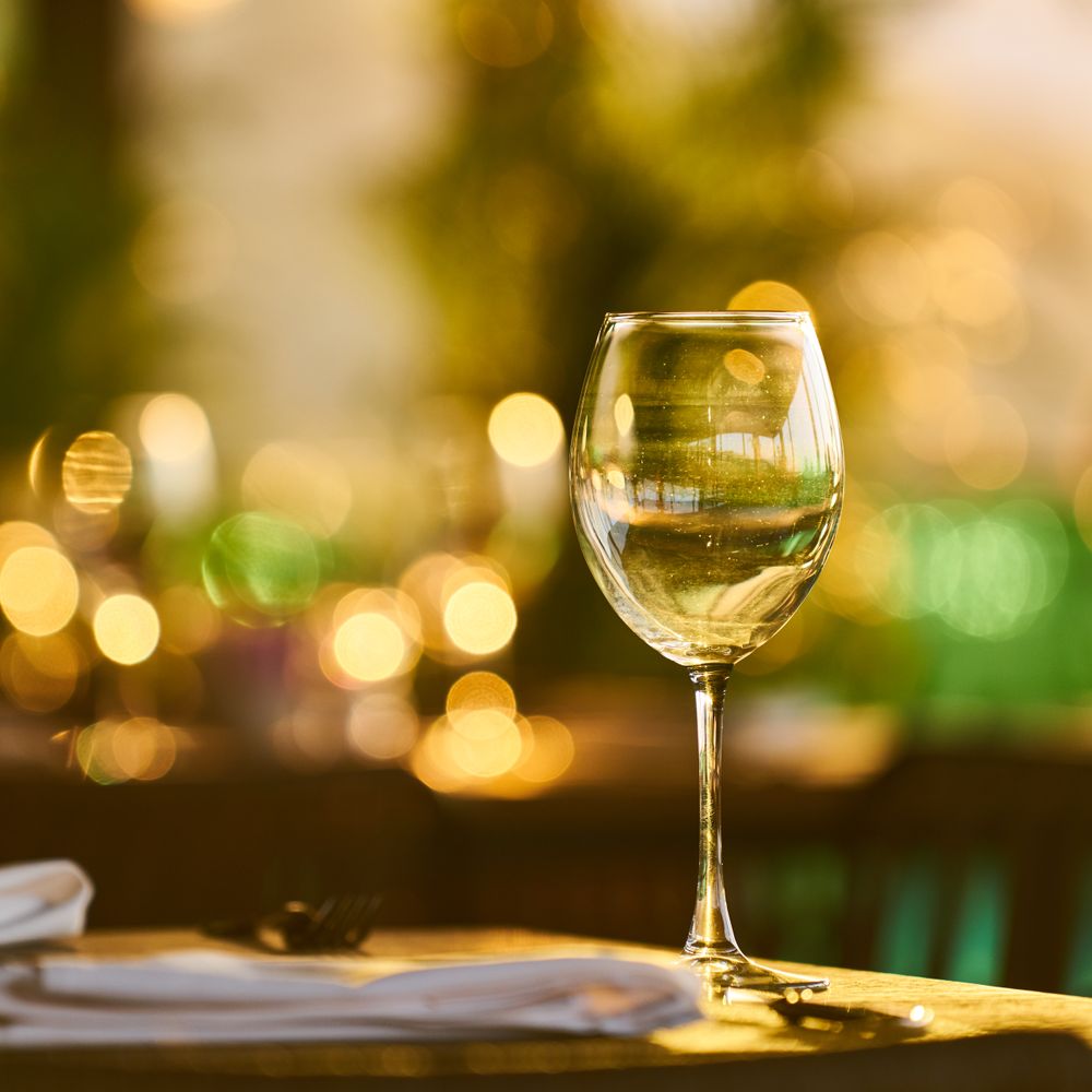 White wine glass
